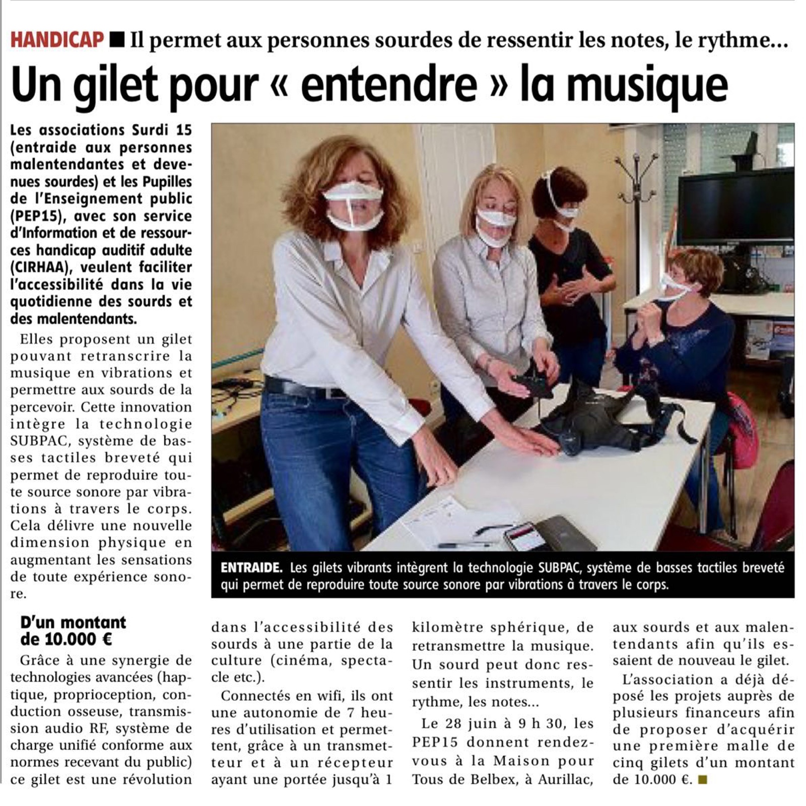 Réouvertures des services